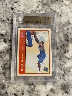 GEM MINT BGS 9.5 2004-05 2004 FLEER TRADITION DWIGHT HOWARD #221 ROOKIE HOF - Image 1 of 3