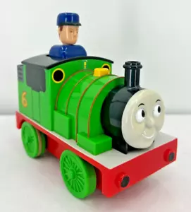 VINTAGE Push n Go #6 Percy Train ~ Thomas the Tank Engine ~ Tomy 2004 ~ VIDEO! - Foto 1 di 6