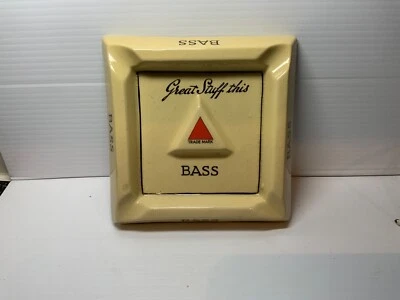 VINTAGE BREWERIANA  NEWHALL HANLEY ASHTRAY  BASS - GREAT STUFF THIS - DAMAGED - Image 1 of 4