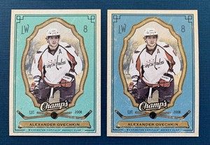 2009-10 UD Champ’s #96 Regular Blue and Green Versions Alex Alexander Ovechkin