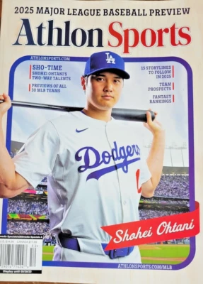 Athlon Sports-2025 Major League Baseball Preview-Shohei Ohtani-2025-Brand New! - Image 1 of 4