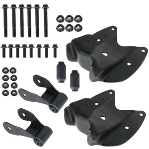 Rearward Leaf Spring Shackle & Bracket Hanger Set LH & RH Side For F150 F250 2* - Bild 1 von 8