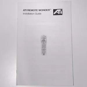 ATI Remote Wonder Installation Guide Only - Picture 1 of 2