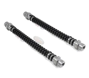 LAND ROVER DISCOVERY 2 MODULATOR TO REAR FLEXIBLE FLEXI BRAKE HOSES X2 SHB101350 - Picture 1 of 1