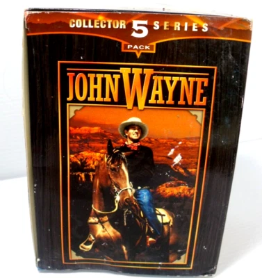 John Wayne Collector Series 5 Pack VHS Tapes Westerns - Image 1 of 4