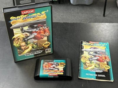Street Fighter II Special Champion Edition Sega Genesis CIB Box Manual - Image 1 of 2