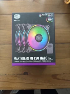 Cooler Master MasterFan MF120 Halo 3in1 PC Case|Liquid Cooler|Air Cooler Fan - Picture 1 of 3