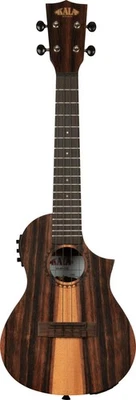 Ukelele eléctrico acústico de concierto Kala Amara Tri-Top con corte y ecualizador - natural Foto 1 de 2