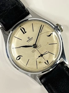 Reloj NEWMARK Vintage 1950’s Manual Hombre Inglaterra Sub-Seconds Plateado - Imagen 1 de 5