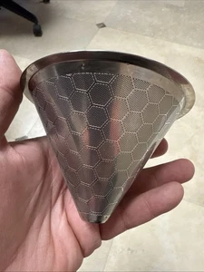 Compatible for Hario V60 & Chemex Pour over Coffee Filter - Reusable Stainless - Picture 1 of 3