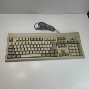 Teclado vintage Lite-On DIN 5 / PS2 SK-710W - Imagen 1 de 11