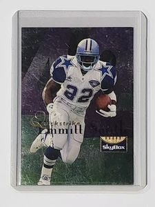 Tarjeta insertada SkyBox Premium 1995 Emmitt Smith Quickstrike - Imagen 1 de 2