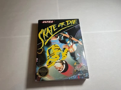 Skate or Die (1988) Nintendo NES SELLADO H-Seam WATA VGA CGC Foto 1 de 4