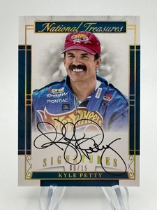 2017 National Treasures Kyle Petty Holo Gold Signatures Auto /15 #SKP - Bild 1 von 2