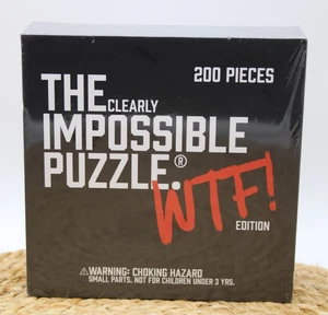 The Clearly Impossible 200 Piece Puzzle WTF EDITION SEALED - Picture 1 of 4