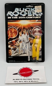 Figura Draco 1978 sin usar, en caja, de colección Buck Rogers Mego nueva - Imagen 1 de 3