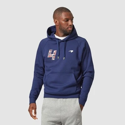 Sudadera con Capucha McLaren F1 Lando Norris 4 Edición Limitada GP de Gran Bretaña/Azul Fórmula Uno Foto 1 de 4