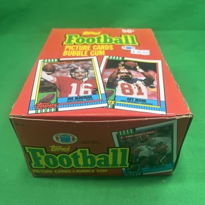 1990 TOPPS Football Wax Box~36 Sealed Wax Packs Set - Image 1 of 4