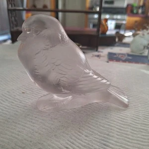 Lalique Moineau Fier Crystal Bird Paperweight 1928 - Picture 1 of 6