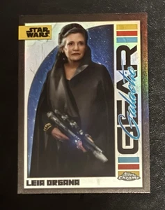 2024 Star Wars Topps Chrome Princess Leia Galactic Gear Card - Picture 1 of 1