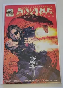 Snake Plissken Chronicles 4 Firmado Tono Rodriguez Nuevo Bolso y Tabla - Imagen 1 de 1