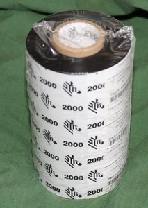 Ruban de cire Zebra Performance 2000, pièce 02000GT11030, ont 24 au total - Photo 1/4