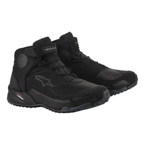 Alpinestars CR-X Drystar Mens Urban Motorcycle Riding Shoes-Black/Black-10 - Picture 1 of 1