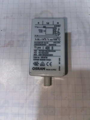 Accenditore per Faro Osram Tipo 400B 230Vac - Immagine 1 di 2