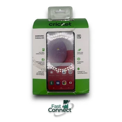 New - Samsung Galaxy A13 4G LTE 6.6" 32GB 4GB Black Android (Locked To Cricket) - Image 1 of 4