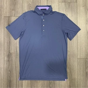 Greyson Polo Shirt Men's Medium Purple Wolf Stretch Performance Golf - Picture 1 of 9