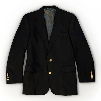 Christian Dior Monsieur Blazer Jacket Men’s 38R, Black Suit Designer Vintage - Image 1 of 4