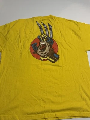 Camiseta Rara Marvel Comics Wolverine x Santa Cruz Screaming Hand Talla 2XL Foto 1 de 4