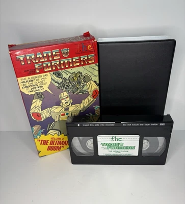 Transformers VHS Tape Vol 2 The Ultimate Doom FHE F.H.E. Big Box 1984 - Image 1 of 4