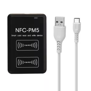 Handheld USB NFC-PM5 Reader Writer Duplicator W/Full Decode Function Y0H5 - Picture 1 of 8