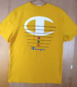 T-shirt VINTAGE Champion Autentica M media corta Slv 2 FACCE 127 - Foto 1 di 14