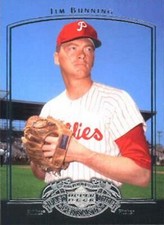 2005 UD Past Time Pennants #40 Jim Bunning Philadelphia Phillies HOF