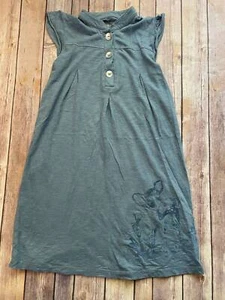 Matilda Jane size 10 Gypsy Blue Frankie dress blue cap sleeve w deer B12 - Picture 1 of 3