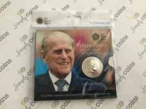 2017 PRINCE PHILLIP RETIREMENT BU FIVE 5 POUND ROYAL MINT PACK BU BUNC - Picture 1 of 4
