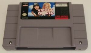 Wayne's World SUPER NINTENDO SNES GAME Tested + Working & Authentic! VG!