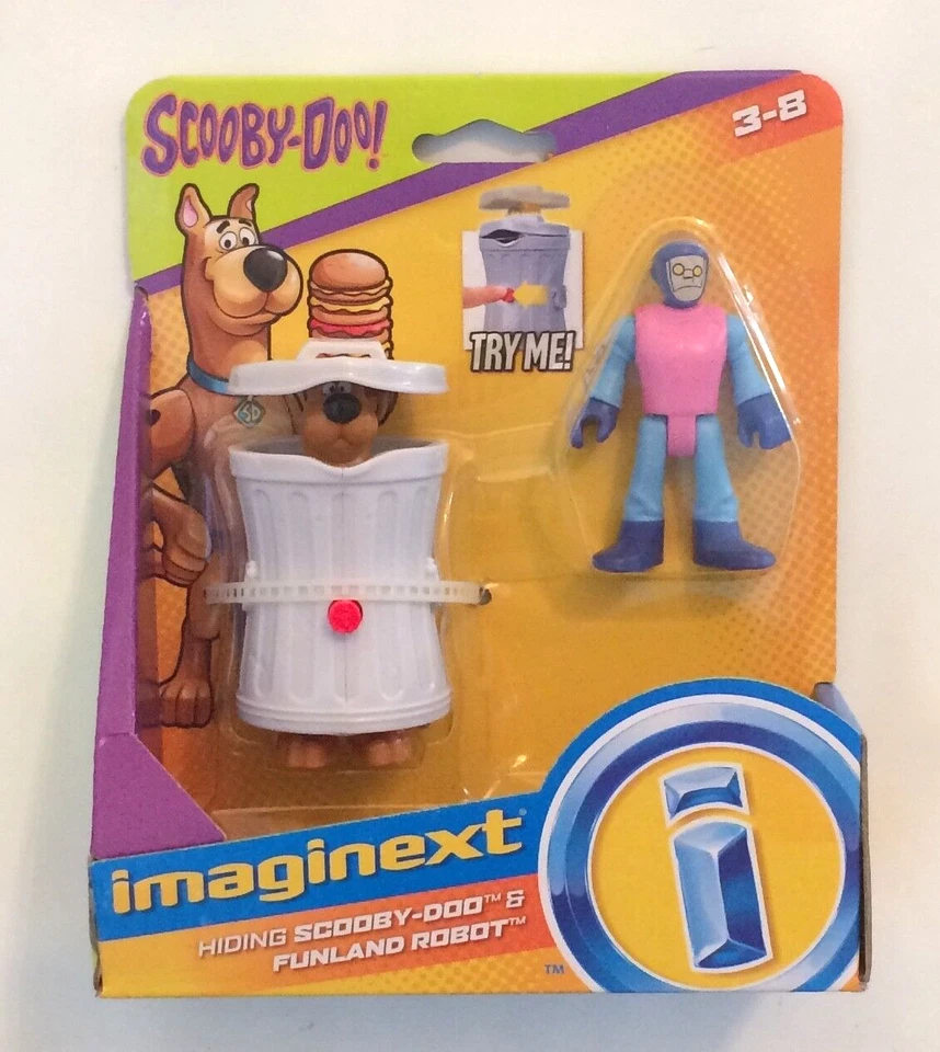 NUEVO EN CAJA Figuras de Robot Fisher-Price Imaginext Scooby-Doo Ocultando Scooby y Funland Foto 1 de 1