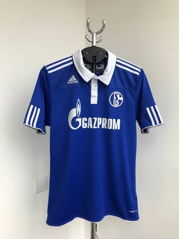 FC SCHALKE 2010 2011 2012 HOME FOOTBALL SOCCER SHIRT ADIDAS P96657 MENS SIZE M Cover