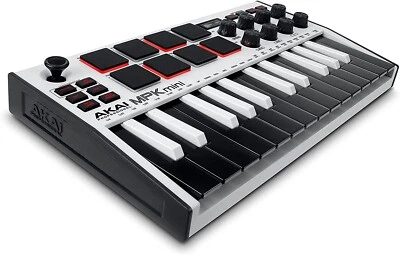 Tastiera MIDI Controller Pianola Pad AKAI Professional MPK Mini MK3 - Imagen 1 de 4
