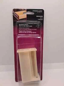-Line R 7265 Drawer Track Back Plate, 3/8 In. x 1 In., Plastic, Off-White (1 ... - Picture 1 of 4