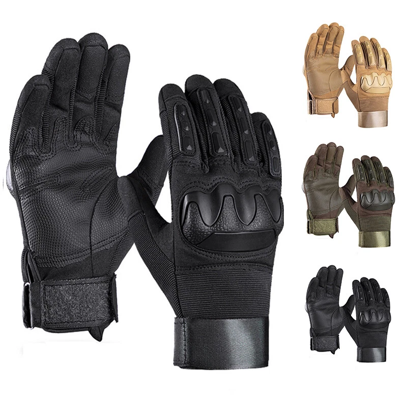 Guantes tácticos de nudillos rígidos para hombre camping senderismo escalada pantalla táctil Foto 1 de 4