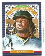 2020 DONRUSS BASEBALL JOSH BELL DIAMOND KINGS LOOK AT ME EMOJI #27 #'d 03/25