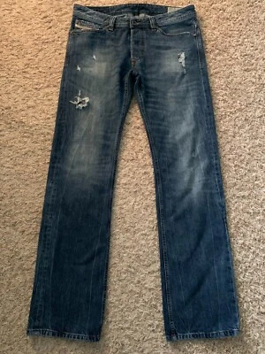 Jeans Diesel Viker Rectos Regulares Usados en Excelente Condición - Etiqueta Para Hombre = 31x32 (MEDIDO 33x32) (8523) Foto 1 de 4