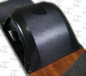 Carbon Fiber Style Fender Graphic Wrap kit for Onewheel Board Branded Fender  - Picture 1 of 3