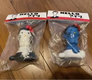 Punkdrunkers x Hello Kitty HELLO AITU Set Of 2 Sanrio sofbi Rare From Japan - Picture 1 of 24