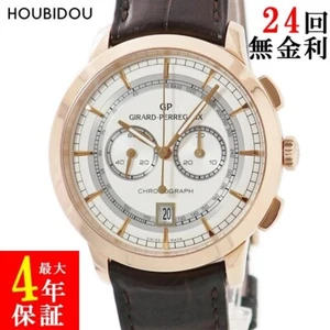 GIRARD PERREGAUX 1966 Chronograph 49529-52-131-BABA 18K Gold Men's Watch - Picture 1 of 7