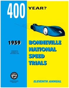 1959 Bonneville Speed Trials Autorennen Poster Kunstdruck - Bild 1 von 2